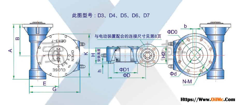 QDX3-D5电动球阀蜗轮箱(图1) QDX3-D5电动球阀蜗轮箱(图1)