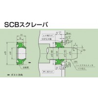 日本sakagami阪上SCB型和PCS型铁壳防尘圈
