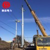 厂家直销输电钢杆35KV线路架线钢杆电力铁塔钢杆基础打桩